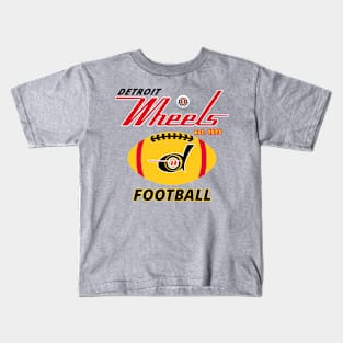 Detroit Wheels Football Kids T-Shirt